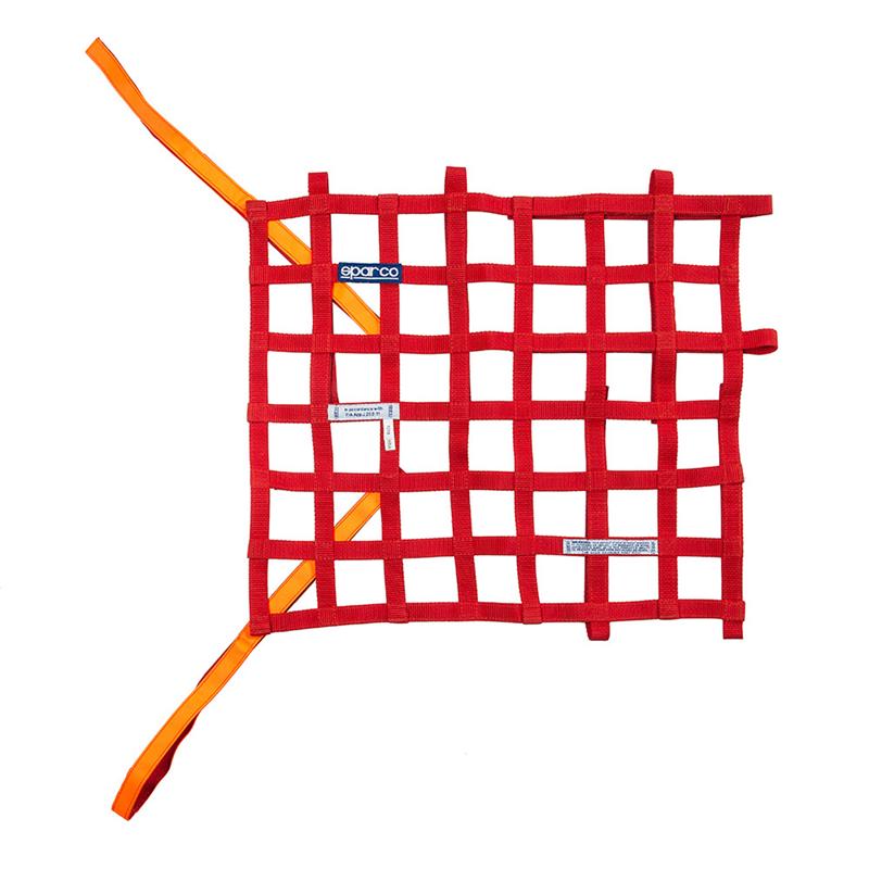 Sparco Window Net Fia Red