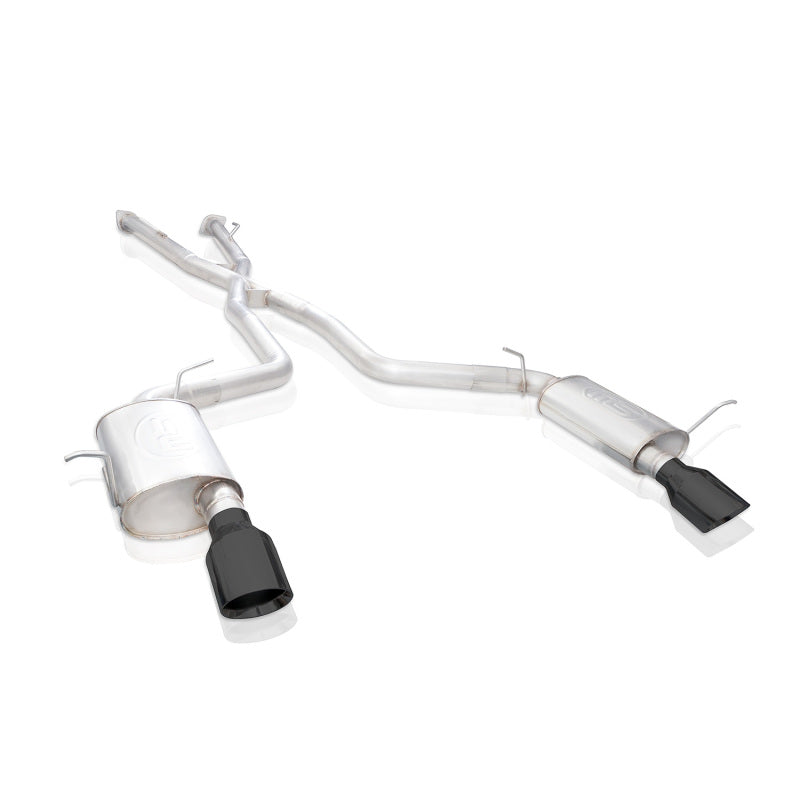 Stainless Works 18-19 Dodge Durango 6.4L Redline Catback Exhaust w/ Black Tips - DUR18CBR-B