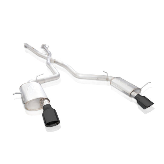 Stainless Works 18-19 Dodge Durango 6.4L Redline Catback Exhaust w/ Black Tips - DUR18CBR-B