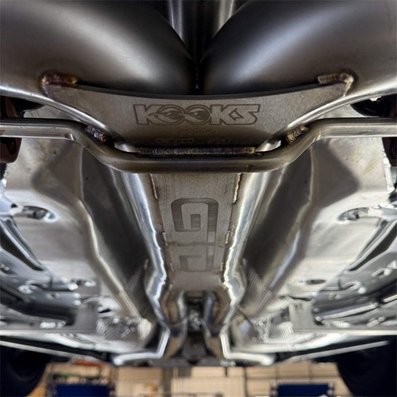 Kooks 2025+ Ford Mustang GTD 5.2L 3in OEM Connection GREEN Catted X-Pipe (Kooks Header Required) - 11575380