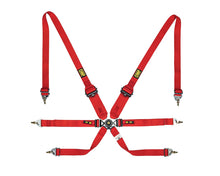 Load image into Gallery viewer, OMP Safety Harness One 2In Endurance Red Pull Down - (Fia 8853-2016) - DA0-0205-A02-061