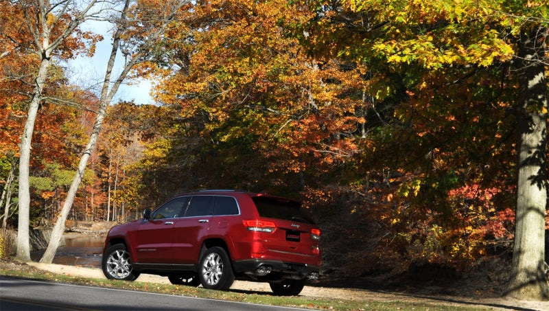 Corsa 2014-2021 Jeep Grand Cherokee Summit Edition Polished 2.5in Dual Rear Exit Cat-Back Exhaust - 14992