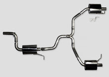Load image into Gallery viewer, AWE Tuning VW CC Touring Edition Exhaust Dual Outlet - Diamond Black Tips - 3010-33022