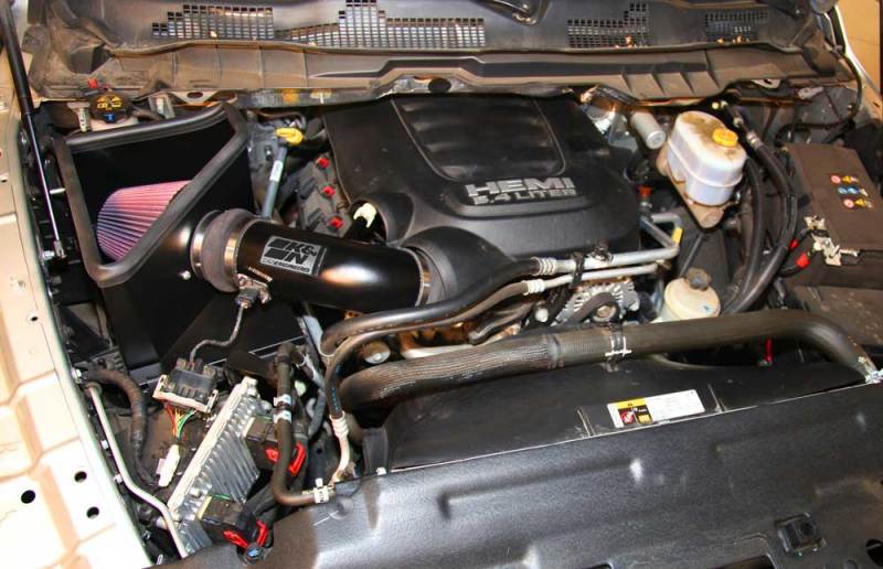 K&N 14-15 Ram 2500/3500 6.4L V8 High Flow Performance Intake Kit - 77-1568KTK