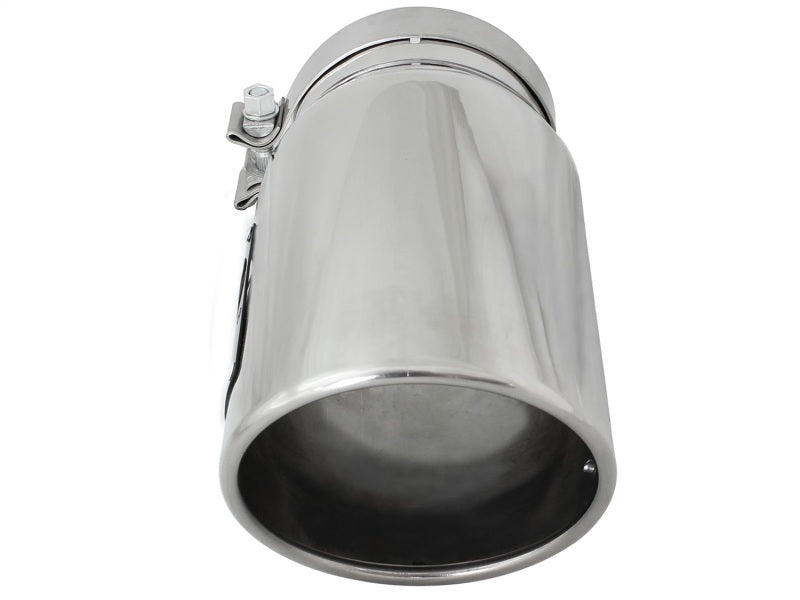 aFe Diesel Exhaust Tip Bolt On Polished 5in Inlet x 6in Outlet x 12in Long - 49T50601-P12