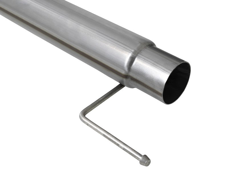 aFe 2021 Ford F-150 V6-3.0L (td) Large Bore 409 SS DPF-Back Exhaust System w/ Polished Tip - 49-43143-P