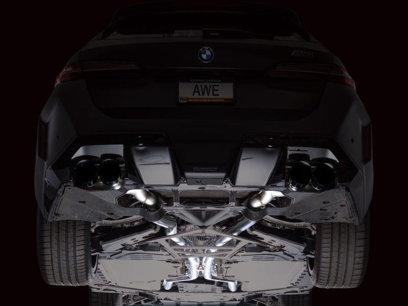 AWE Tuning BMW G90/G99 M5 Touring Edition Cat-Back Exhaust - Diamond Black Tips - 3015-43790