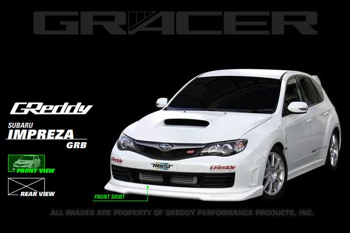 GReddy 08+ WRX & STi Front Lip Spoiler ** Must ask/call to order** - 17060054