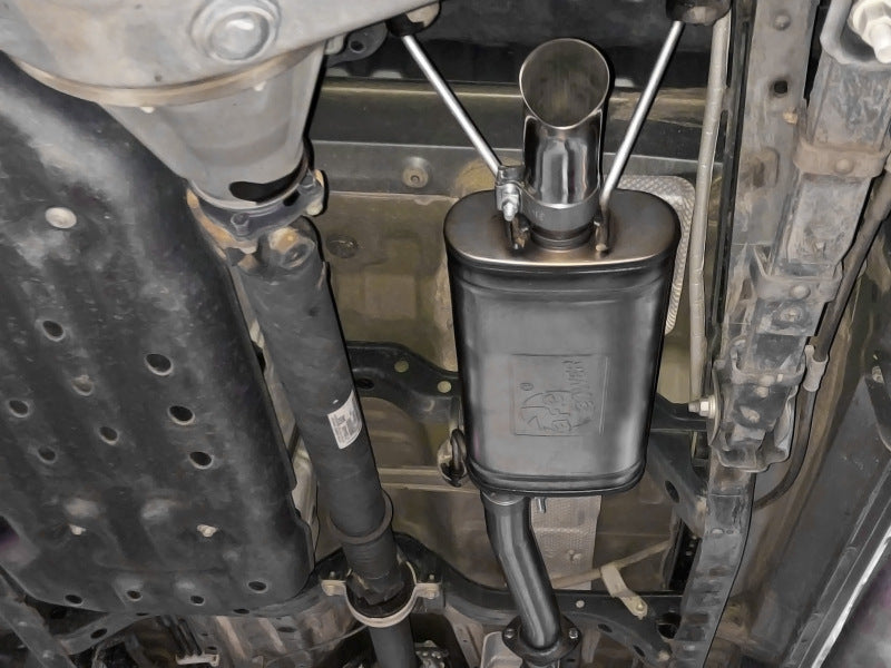 aFe ROCK BASHER 2.5in 409 SS Cat-Back Exhaust - 16-20 Toyota Tacoma L4-2.7L / V6-3.5L - 49-46046