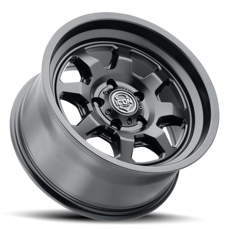 ICON Nuevo 17x8.5 / 5x150 / 25mm Offset / 5.75in BS Satin Black Wheel - 8117855557SB