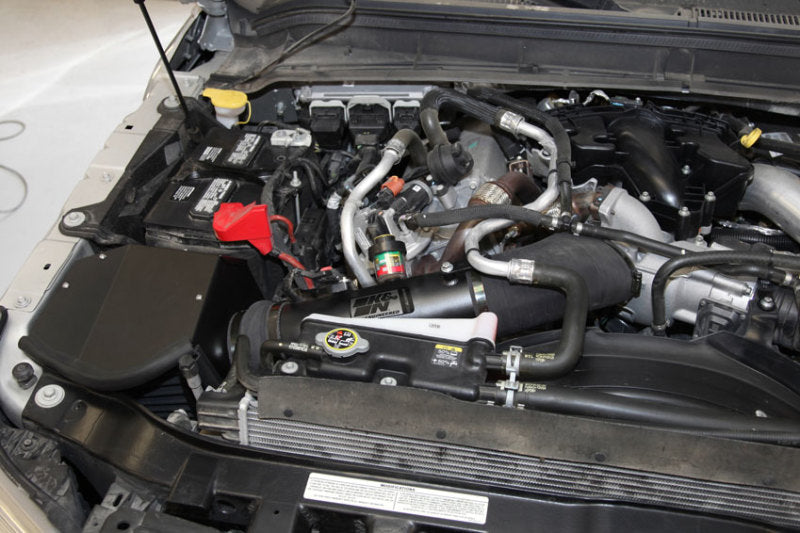 K&N 11-13 Ford F250/F350/F450/F550 Super Duty 6.7L V8 DSL Black Performance Intake Kit - 71-2582