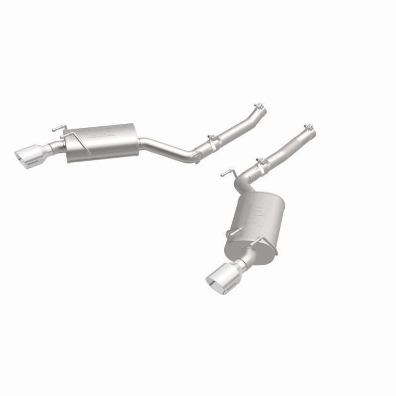 MagnaFlow Axle-Back Stainless Dual Split 4in Polished Tips 10-15 Chevrolet Camaro Convert. 3.6L V6 - 15354