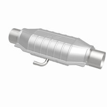 Load image into Gallery viewer, MagnaFlow Universal Catalytic Converter 2.25in Inlet/Outlet Center/Center Oval Rear (California) - 338015