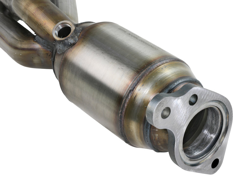 aFe 05-11 Toyota Tacoma V6-4.0L Twisted Steel 409 Stainless Steel Long Tube Header w/ Cat - 48-46001-1HC