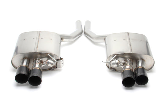 Dinan 11-16 BMW 550i (F10) Free Flow Axleback Exhaust System - Black Tips - D660-0036-BLK