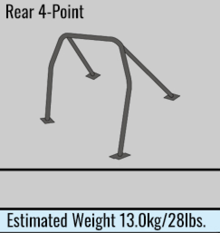 Cusco Safety 21 2-Pssgr 4-PT Roll Cage Nissan Skyline R33 - (S/O-No Cancel) - 232 270 C20