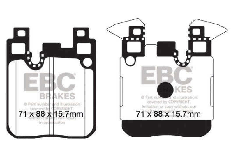 EBC Racing 2012+ BMW 1 Series (F) RP-1 Race Rear Brake Pads - DP82133RP1