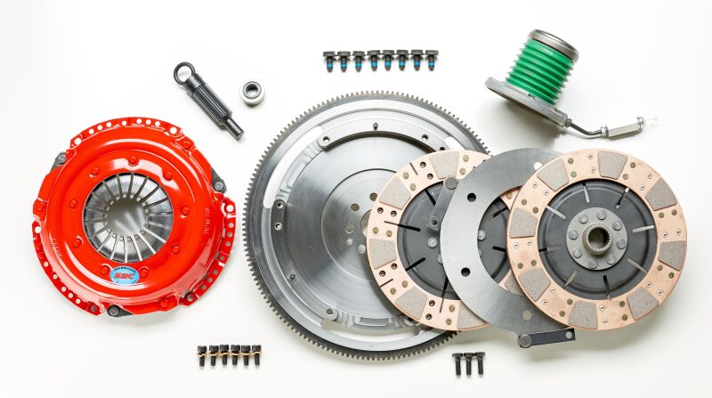 South Bend 05-10 Ford Mustang 4.6L (10T) Comp Dual Disc Kit w/ Flywheel - CDDFMK1011