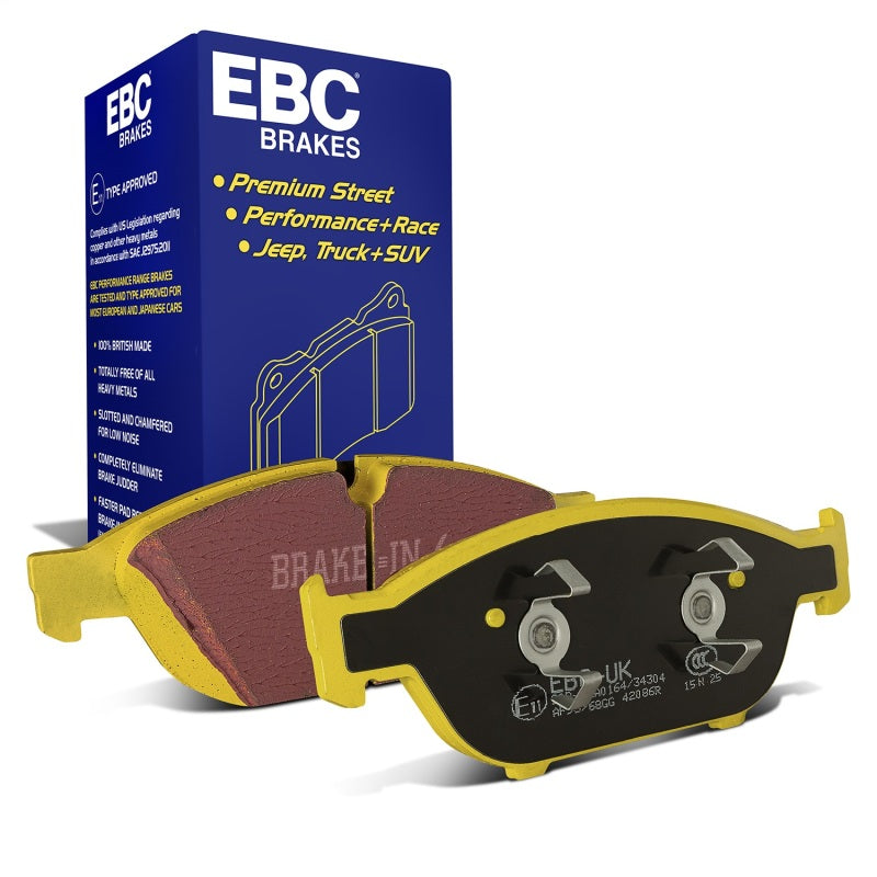 EBC 12+ Audi A6 Quattro 3.0 Supercharged Yellowstuff Front Brake Pads - DP42086R
