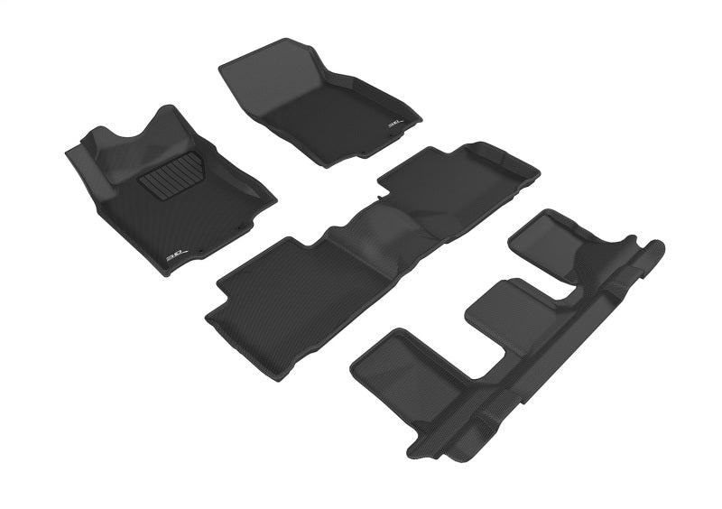 3D MAXpider 14-20 Nissan Rogue Kagu Black Full Set - L1NS10101509