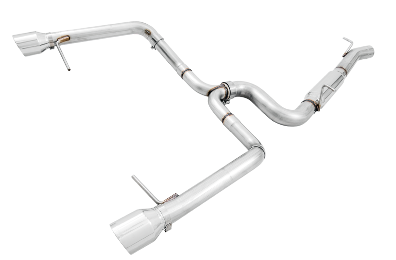 AWE Tuning VW MK7 Golf Alltrack/Sportwagen 4Motion Track Edition Exhaust - Polished Silver Tips - 3020-32044