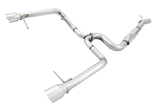 AWE Tuning VW MK7 Golf Alltrack/Sportwagen 4Motion Track Edition Exhaust - Polished Silver Tips - 3020-32044