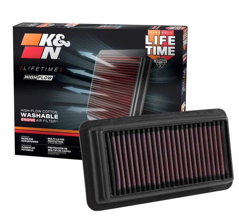 K&N 2016-2017 Honda Civic L4-1.5L F/I Replacement Drop In Air Filter - 33-5044