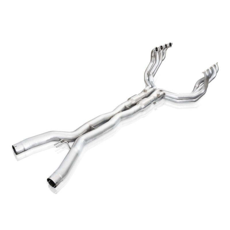 Stainless Works 2014-18 Corvette 6.2L Headers 2in Primaries w/ High-Flow Cats X-Pipe - C72CAT