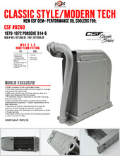 Load image into Gallery viewer, CSF 70-72 Porsche 914.6 / 70-76 Porsche 914 w/ Flat 6 Conversion Engine Oil Cooler - 8260