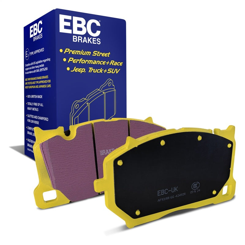 EBC 20-22 Audi RSQ8 4.0TT Yellowstuff Front Brake Pads - DP42492R