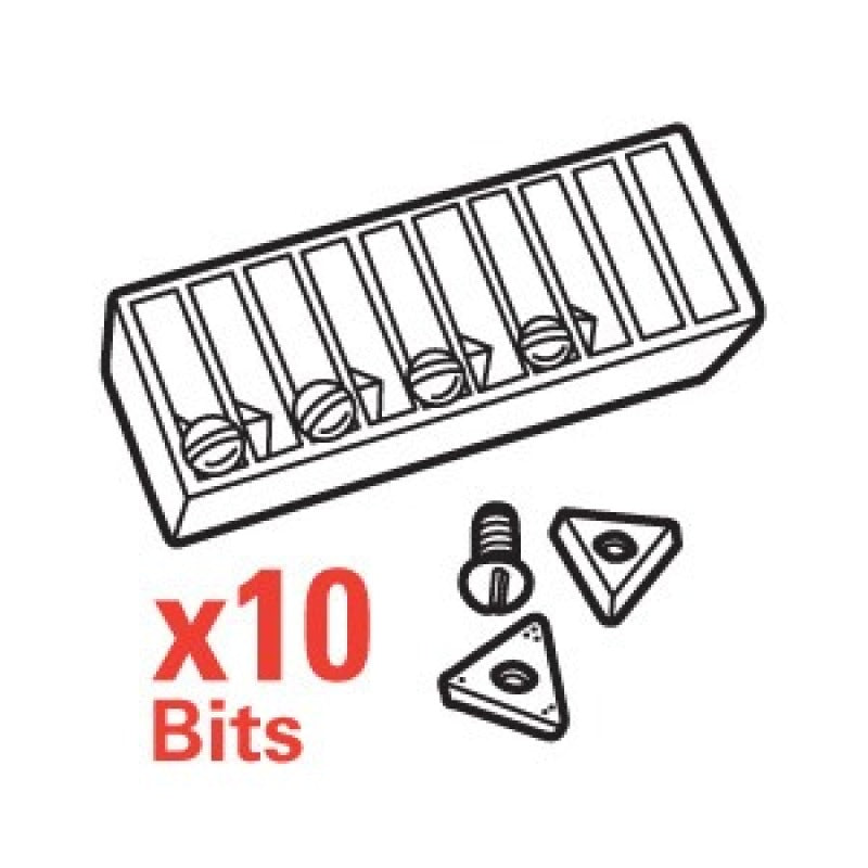 SPC Performance Carbide Insert for RELS Brake Lathe - Pack of 10 - 40809