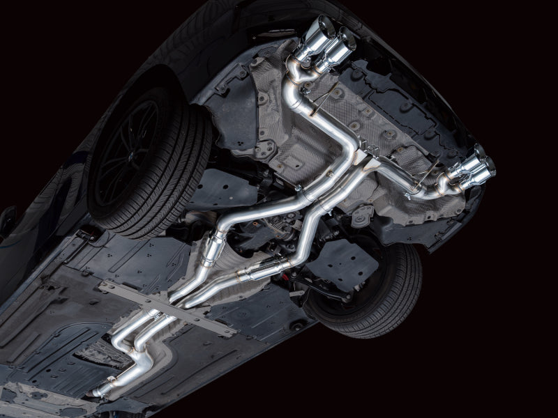 AWE Tuning 22-26 BMW M240i (G42) Track Edition Exhaust - Chrome Silver Tips - 3020-42240