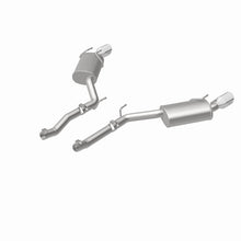 Load image into Gallery viewer, MagnaFlow Axle-Back Stainless Dual Split 4in Polished Tips 10-15 Chevrolet Camaro Convert. 3.6L V6 - 15354