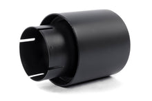 Load image into Gallery viewer, Dinan Double-Walled 4in Clamp-On Exhaust Tip - Black - 4in Outlet / 3in Inlet - D663-0638-BOX