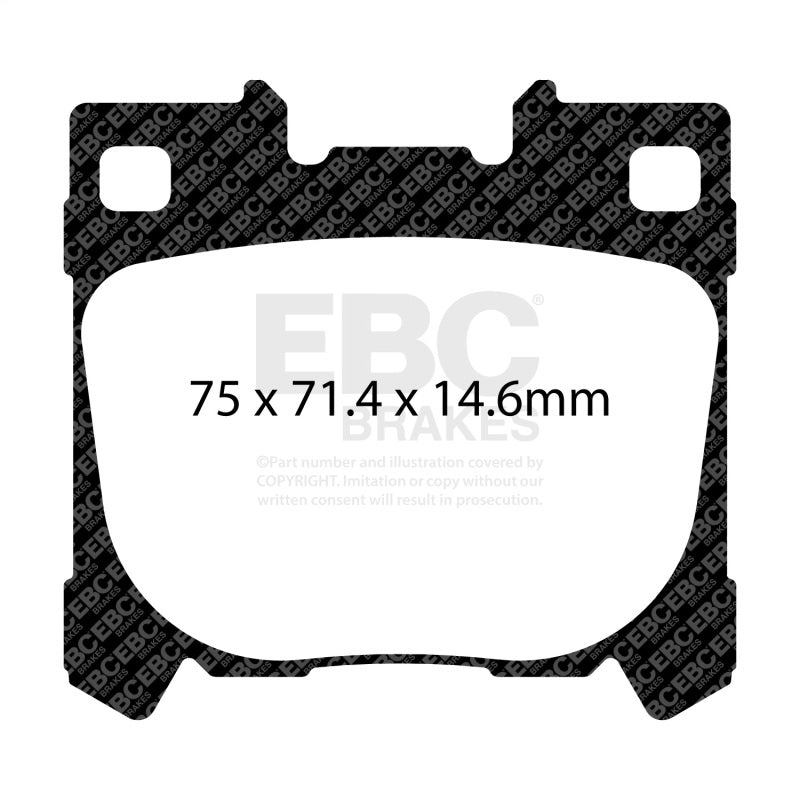 EBC 2022+ Toyota GR Yaris Bluestuff Rear Brake Pads - DP52431NDX