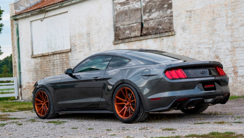 Corsa 2015-2017 Ford Mustang GT 5.0 3in Axle Back Exhaust Black Dual Tips (Touring) - 14329BLK