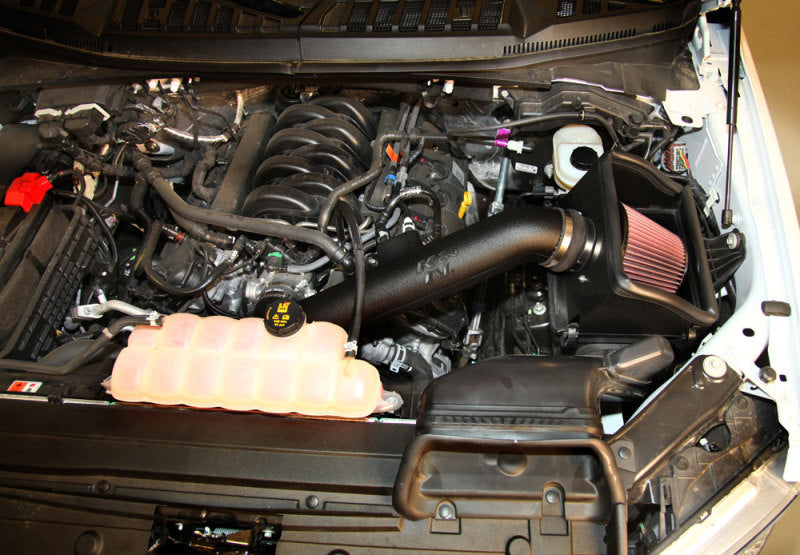 K&N 15-16 Ford F150 V8-5.0L AirCharger Performance Intake Kit - 63-2591
