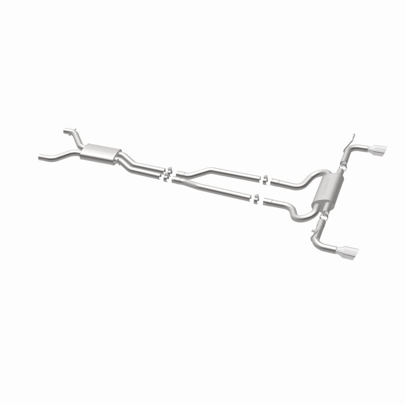 MagnaFlow 07 Audi Q7 V8 4.2L Dual Split Rear Exit Stainless Cat-Back Perf Exhaust - 15085