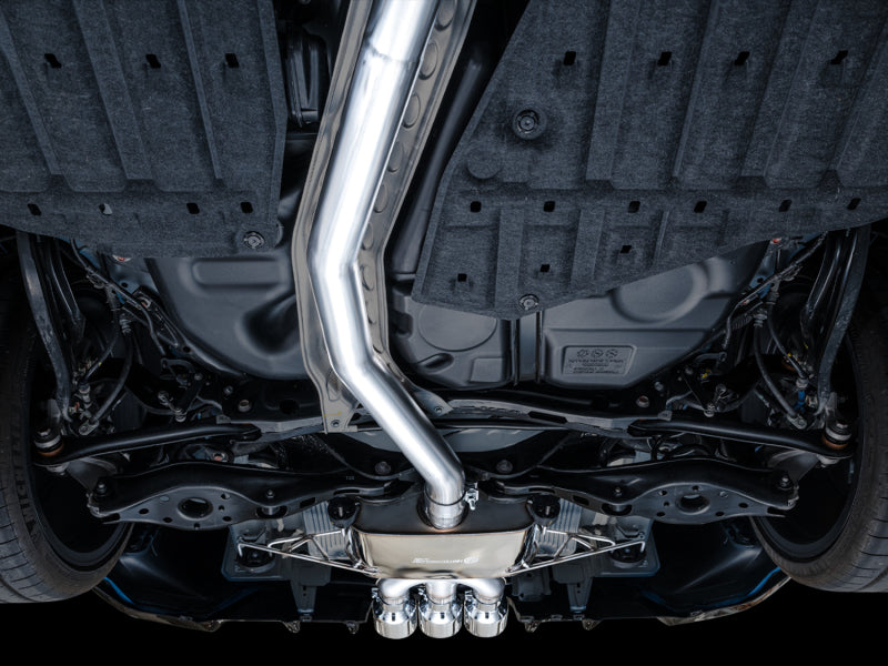 AWE Tuning 2023 Honda Civic Type R FL5 Touring Edition Exhaust w/ Triple Chrome Silver Tips - 3015-52287