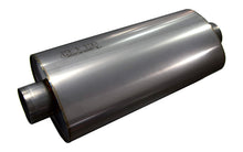 Load image into Gallery viewer, Kooks 3in Oval Center/Center Muffler 18in Long Body Polished Stainless Steel - MUF-019