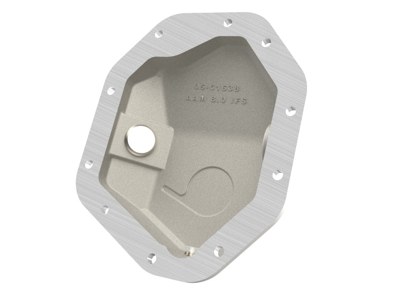 aFe 19-25 GM Trucks Front Diff Cover - Raw w/ Machined Fins - 46-71430A