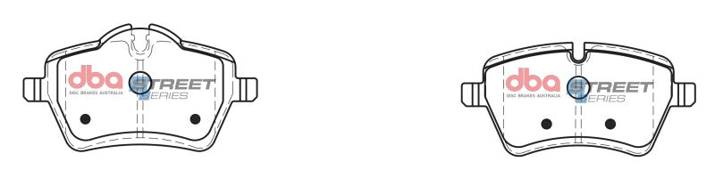 DBA 2014 Mini Cooper (Hardtop w/JCW Brakes) Rear Street Series Brake Pads - DB2052SS