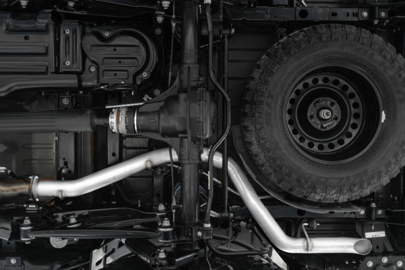 MBRP 2021+ JEEP Gladiator JT 3.0L EcoDiesel XP Series T304SS 3in Filter Back w/ Rear Turn Down - S6502409