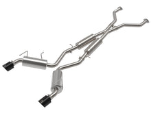Load image into Gallery viewer, aFe Takeda Cat-Back Exhaust System Nissan 370Z 09-20 V6-3.7L- Black Tip - 49-36139-B