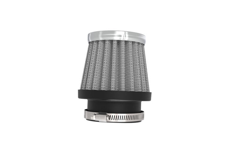 K&N Universal Chrome Filter 1 3/8 inch FLG / 2 1/2 inch Base / 2 inch Top / 2 1/4 inch Height - RC-0790