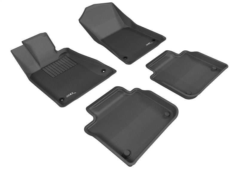 3D MAXpider 13-20 Lexus GS / GS Hybrid RWD Kagu Black Full Set - L1LX02501509