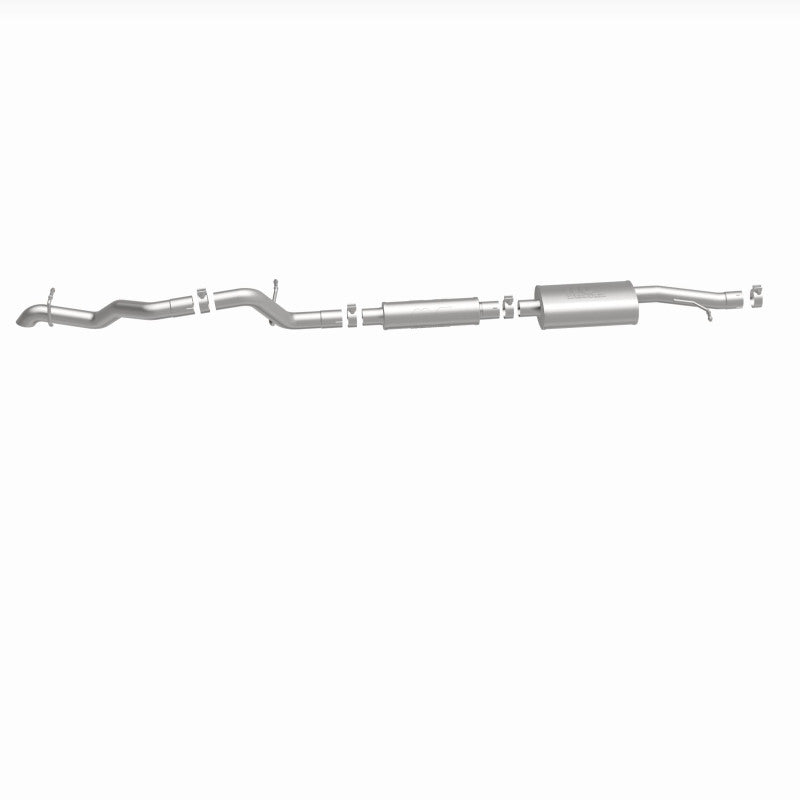 MagnaFlow 12-18 Jeep Wrangler 2.5in Overland Series Cat-Back Exhaust - 19539