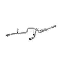 Load image into Gallery viewer, MBRP 2021+ F-150 2.7L/ 3.5L Ecoboost, 5.0L 3in Cat Back 2.5in Dual Split Rear - Aluminized Steel - S5215AL