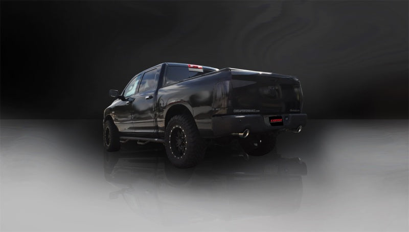 Corsa 2009-2018 Dodge Ram 1500 4.7L Quad/Crew Cab/Short Bed Polished Dual Exit Cat-Back Exhaust - 14405