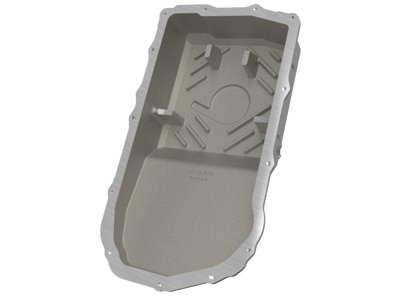 aFe POWER 21-24 RAM 1550 TRX Pro Series Transmission Pan Black w/ Machined Fins - 46-71310B
